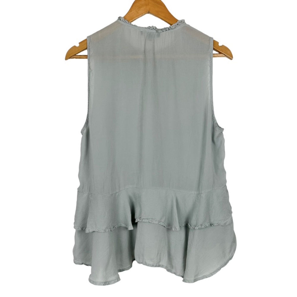 Maven West Ruffle Neck Blouse Size Large - Picture 4 of 9